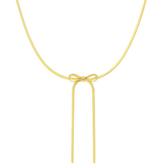 Snakeketting met strik