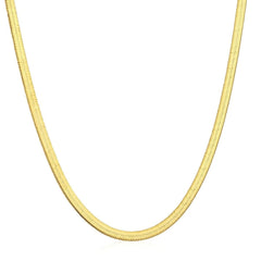 Snake-platte ketting