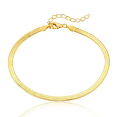 Flat Snake Anklet